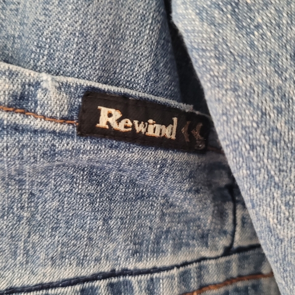Vintage Cropped Denim Jacket by Rewind - Picture 5 of 12